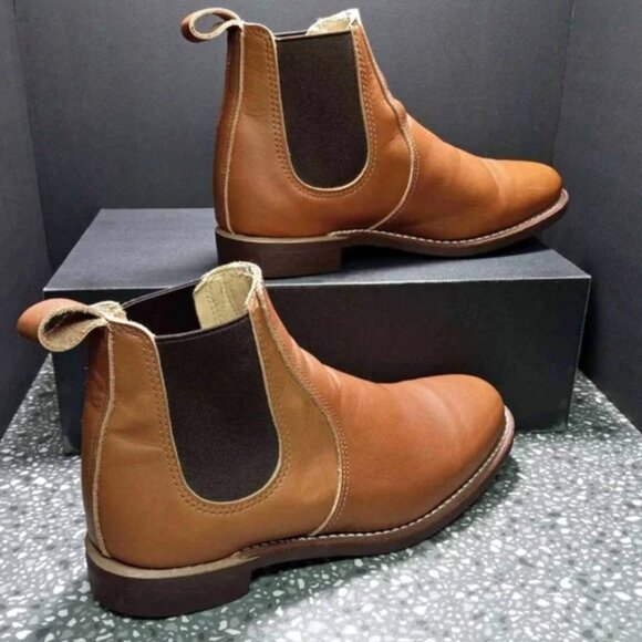 Red Wing Heritage 6-inch Chelsea Boot, Pecan Boundary Leather - Picture 6 of 14